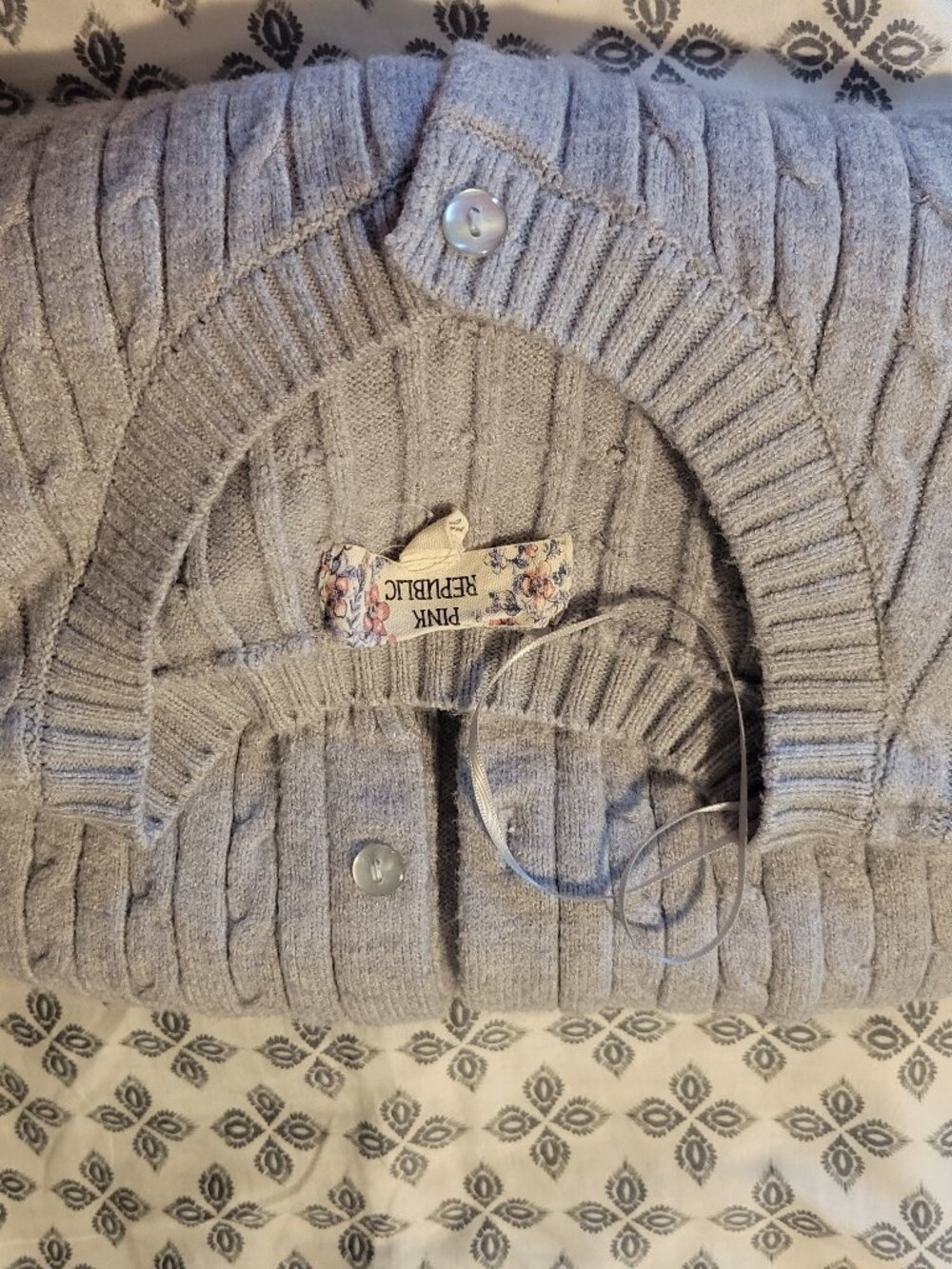 Pink Republic grey sweater